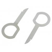 KEY5 uvolňovací klúč autorádií Audi VW Seat Škoda