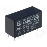 LMR2-12D rele 12V spin. 5A