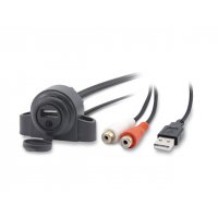 MAU100 vodeodolná konzola vstupu AUX a USB