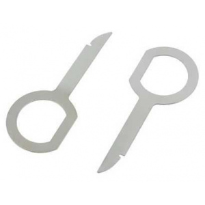 KEY5 uvolňovací klúč autorádií Audi VW Seat Škoda