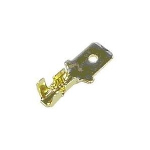 FM6.3mm Faston samec plochy medený