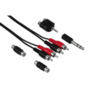 Hama audio cinch prepojovací set, 2,5m