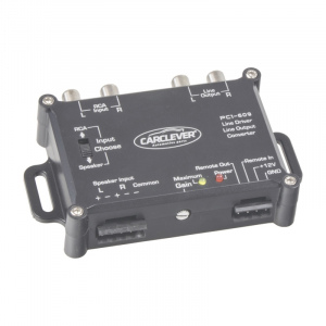 PC1-609  konvertor reproduktor/RCA s rem výstupom