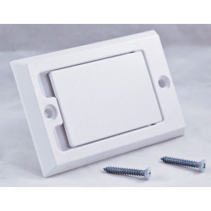 Zásuvka CVS biela s kontaktom