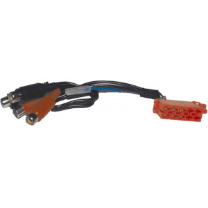 RAH1055  ISO 10-pin 4× CINCH samica – linkový výst