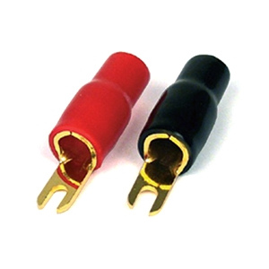 PT25.4 káblové oko červená/čierna M4/25mm2 (pár)