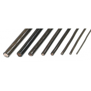 CN10C   čierny priesvitný silový kábel AlCu 10mm2