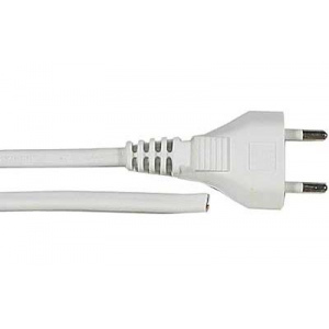 Flexo s voľným koncom 2x0,5mm 5m biela