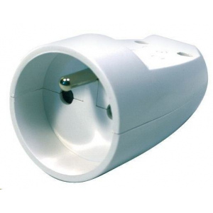 PZ3 spojovacia zásuvka 230V káblová, biela