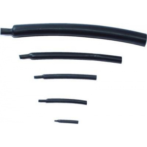 Zmršťovacia bužírka 12/6mm čierna