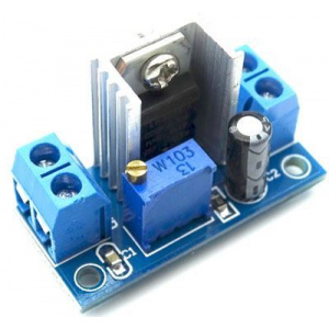 Napájací modul, stabilizovaný zdroj s LM317 