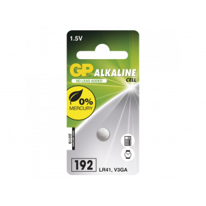 GP LR41 (192F) Alkalická gombíková batéria