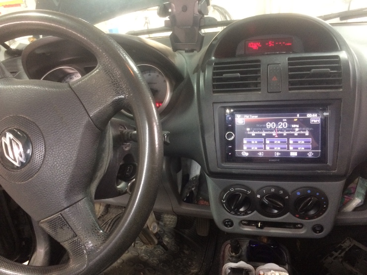 Škoda montáž 2DIN autorádia