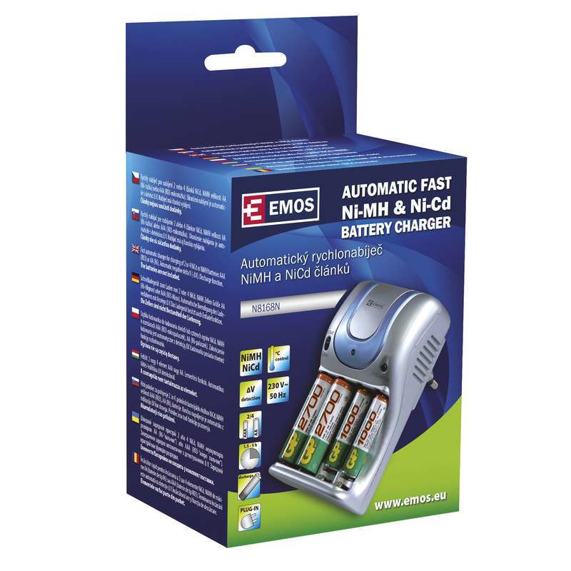 N8168 nabíjačka pulzná pre Ni-MH a NiCd